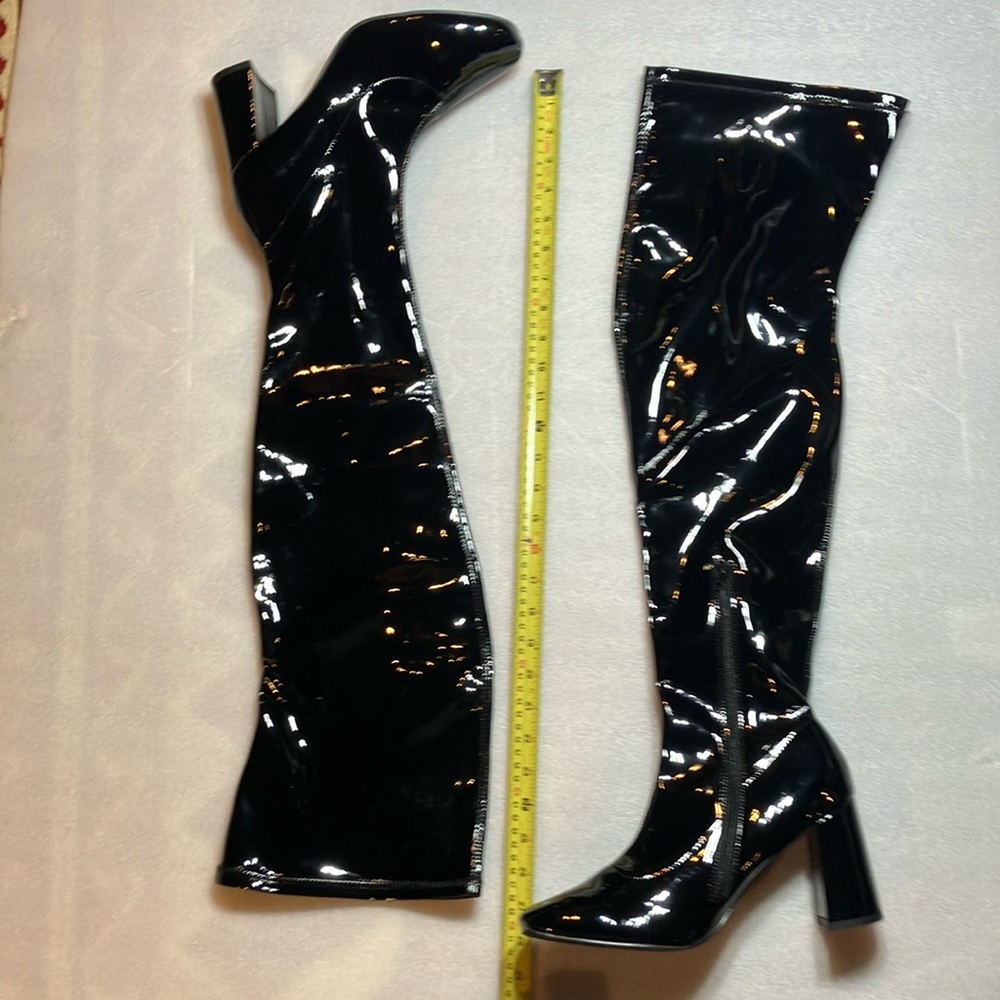 Brash otk patent boots sz10 new.